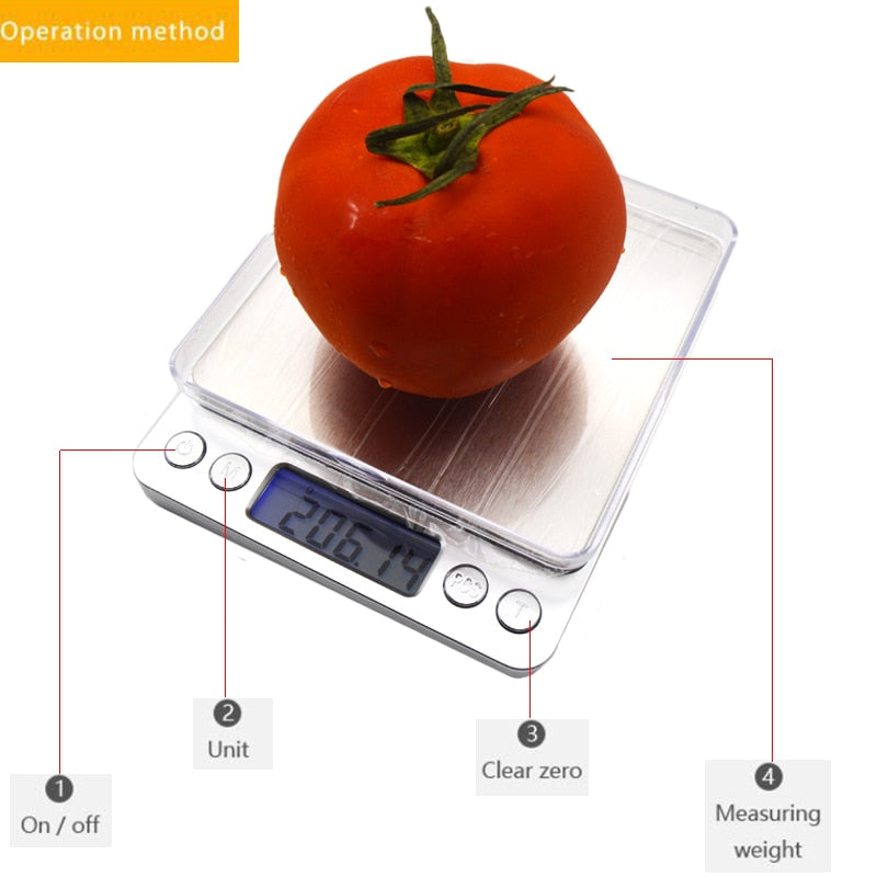 Portable Digital Kitchen Scales