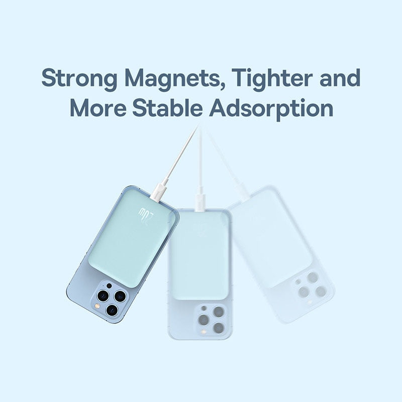 Magnetic Wireless Fast Charge 6000mAh Power Bank