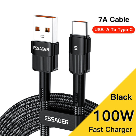 100W Super Quick Charge USB / Type C Charging Cable