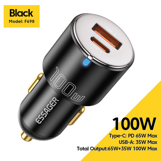 100W USB Super Quick Car Charger